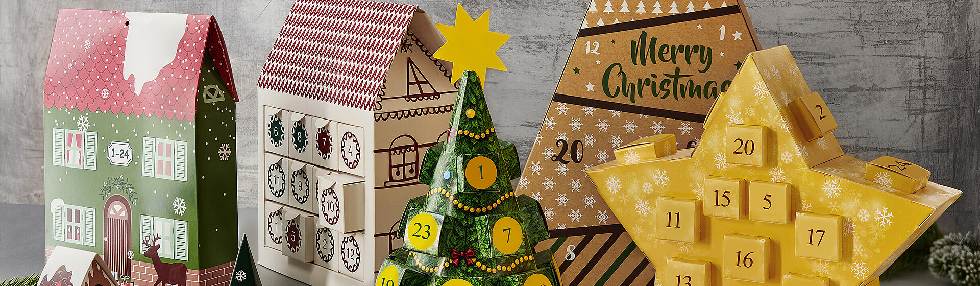 Gefertigte Adventskalender von Karl Knauer 