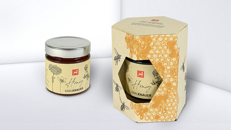 Tektura z trawy z miodem Karl Knauer