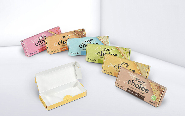 Rozpływają się w ustach: wegańskie praliny lodowe PlantUp w ekologicznym opakowaniu Karl Knauer  