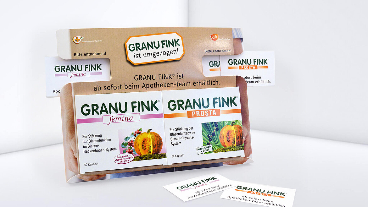 Zadrukowany stojak z dwiema przegródkami do pobierania kart