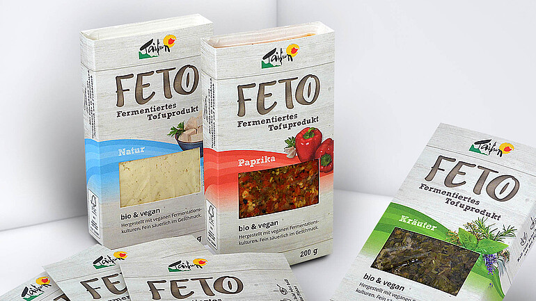 Puste i pełne kartoniki na artykuły żywnościowe z okienkiem